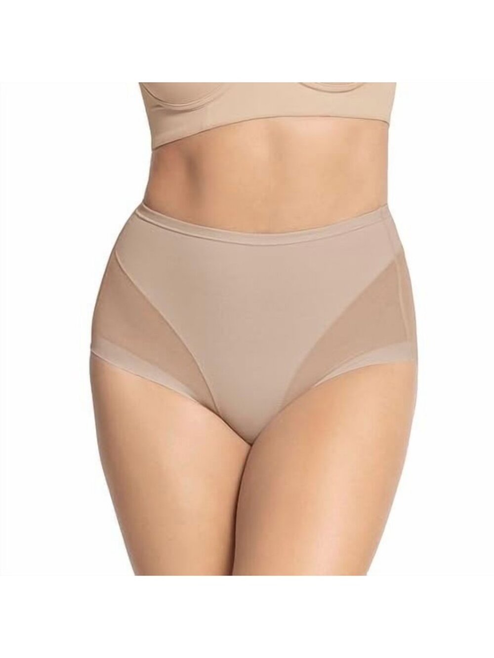 Leonisa Womens Truly Undetectable Comfy Shaper Panty 012657 Size XXL Light Beige
